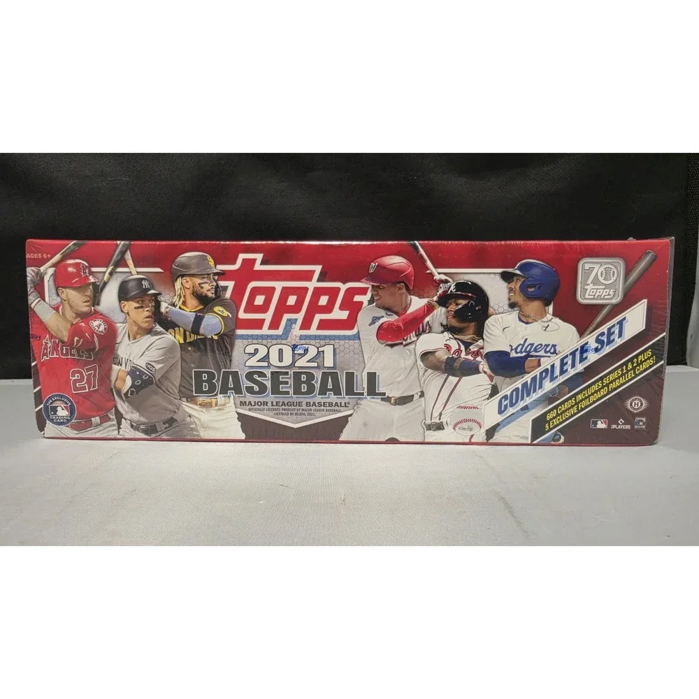 Topps 2021 Baseball Complete Factory Sealed Box (660 Cards / 5 Foilboard Cards)